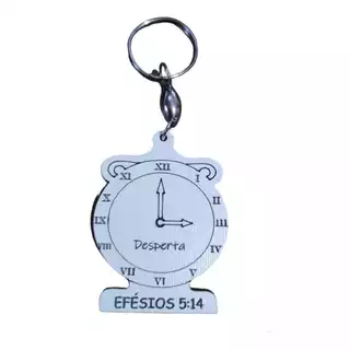 Kit Chaveiros Lembrancinha Relogio Efesios 5 em mdf em Oferta na Shopee