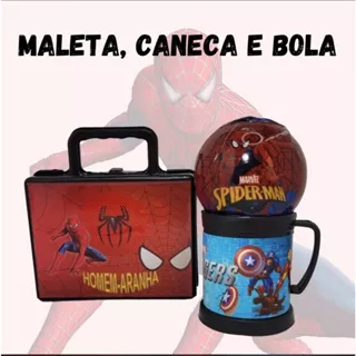 Kit Maleta + Caneca + Bola Surpresa em Oferta na Shopee