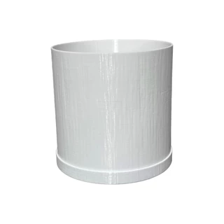 Vaso Cachepot Decorativo Impressão 3D PETG - Biodegradável, com pratinho