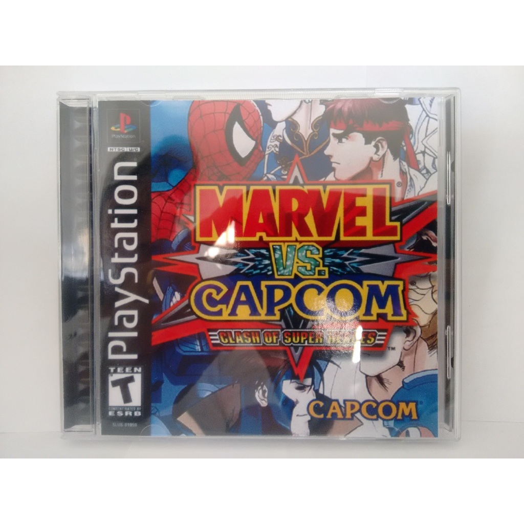 Marvel vs Capcom Clash of Super Heroes - Playstation 1 | Shopee Brasil