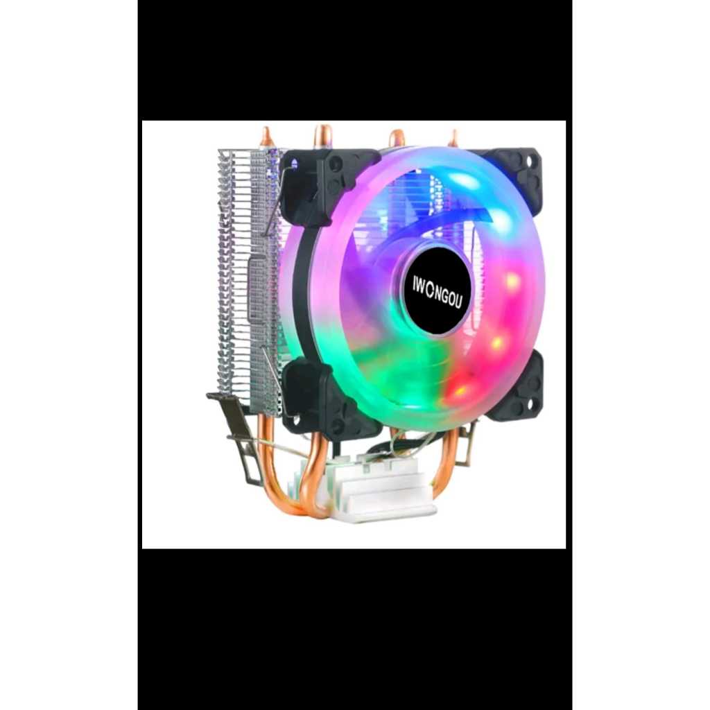AIR COOLER IWONGOU-X99 COM 2 HEAT PIPES RGB ALTA PERFORMANCE! | Shopee ...