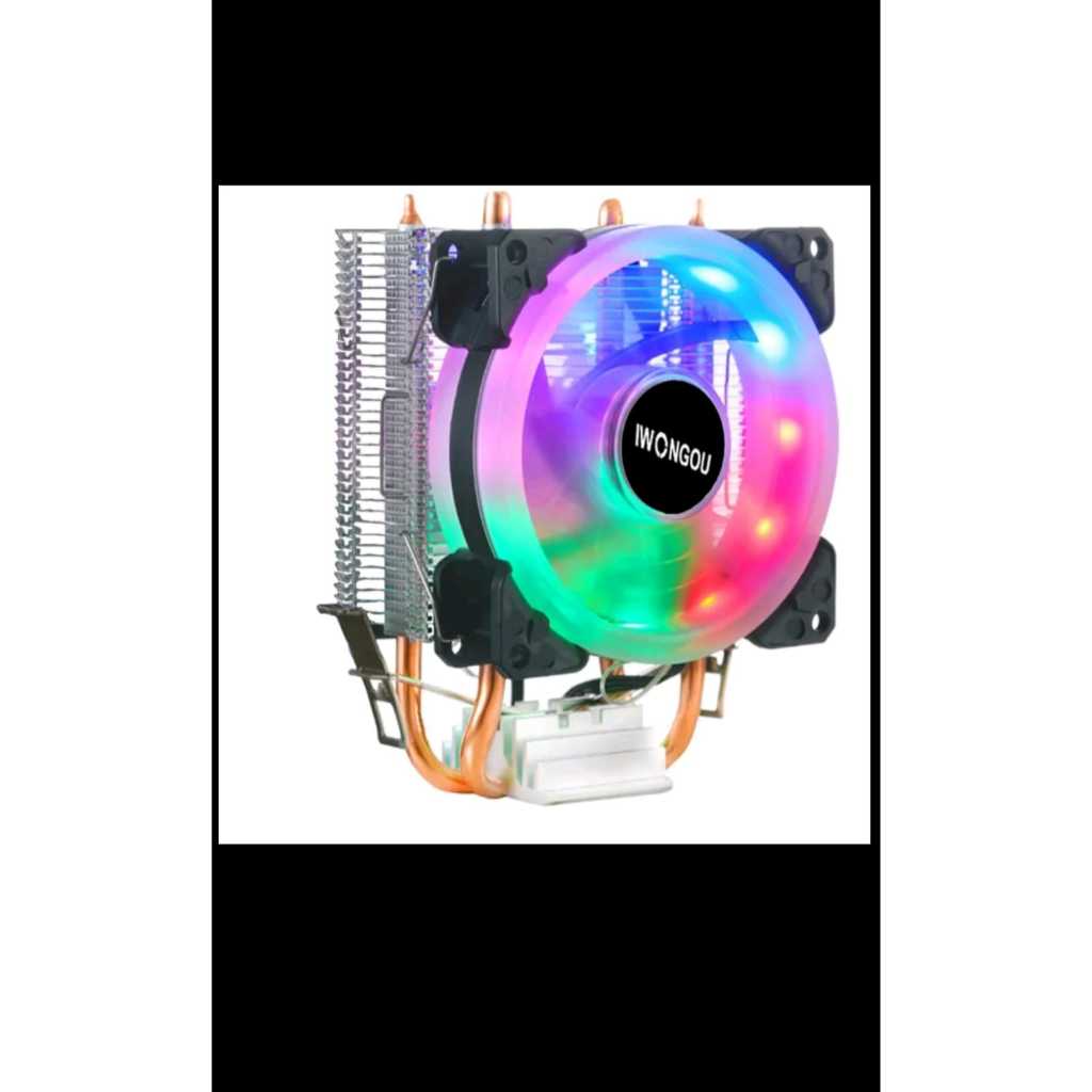 AIR COOLER IWONGOU-X99+SUPORTE LGA 2011-3,COM 2 HEAT PIPES RGB ALTA PERFORMANCE!