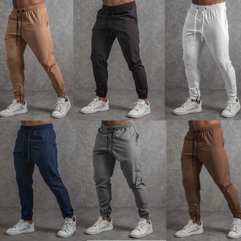 Calça Tactel Jogger Masculina Esportiva