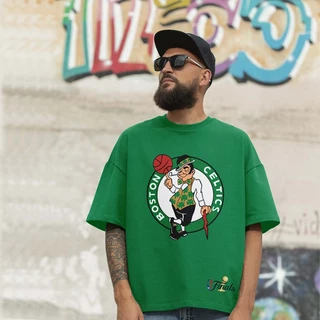 Oversized Camiseta Times de Basquete NBA Fnals Celtics Dallas