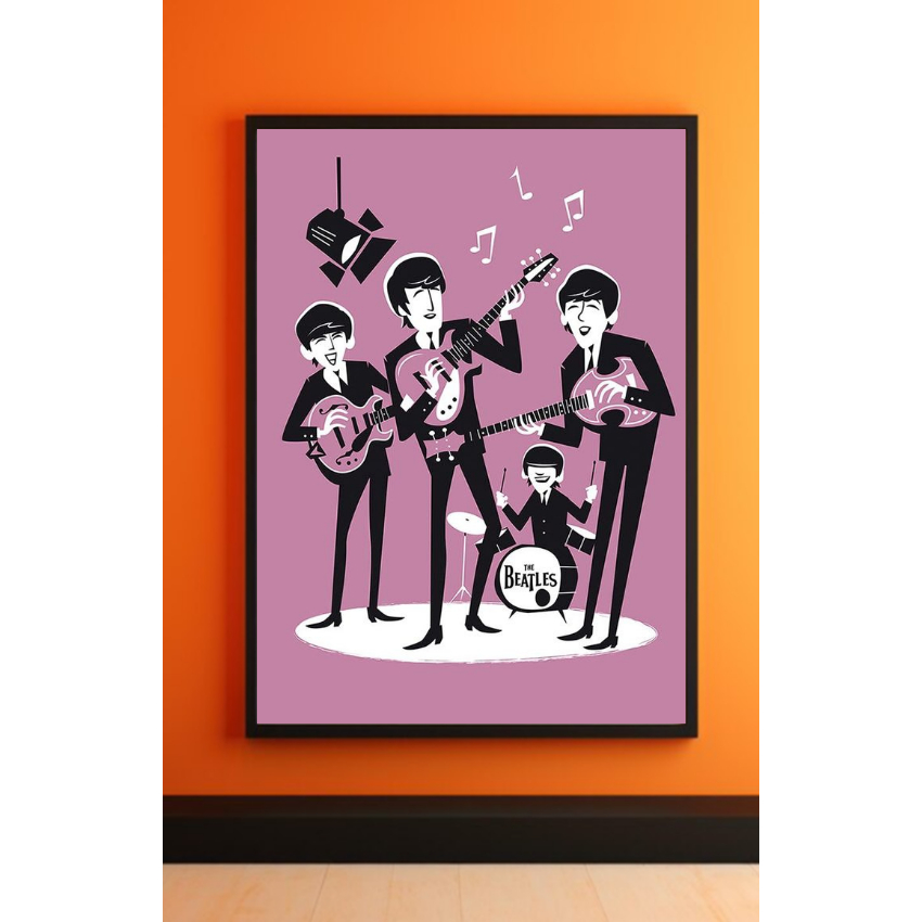 Quadros Placa Decorativa The Beatles Poster 18 | Shopee Brasil