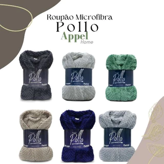 Roupão Masculino Adulto Microfibra Flannel Pollo