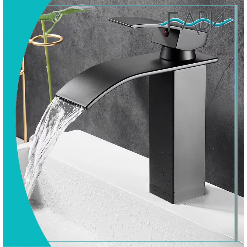 Torneira Monocomando Cascata Baixa Misturador Banheiro de água fria