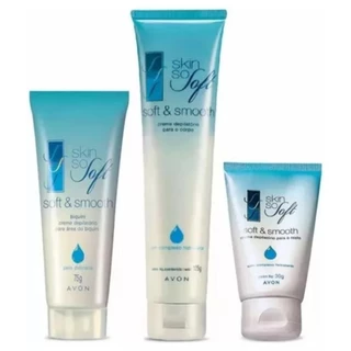 kit depilatório completo Avon: Rosto, corpo e área do Biquíni