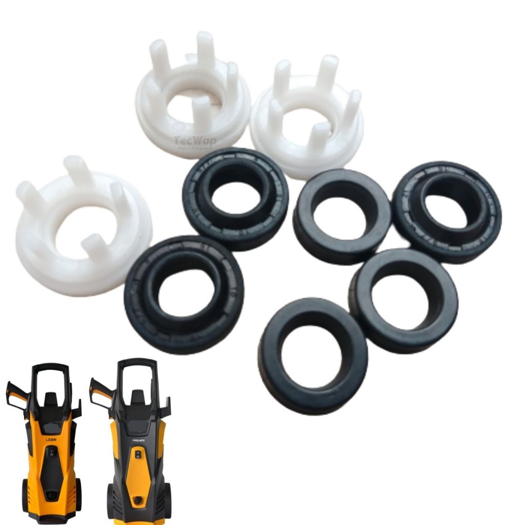 Kit Reparos Vedação para Lavadora Wap Líder 2200 e Premier 2600