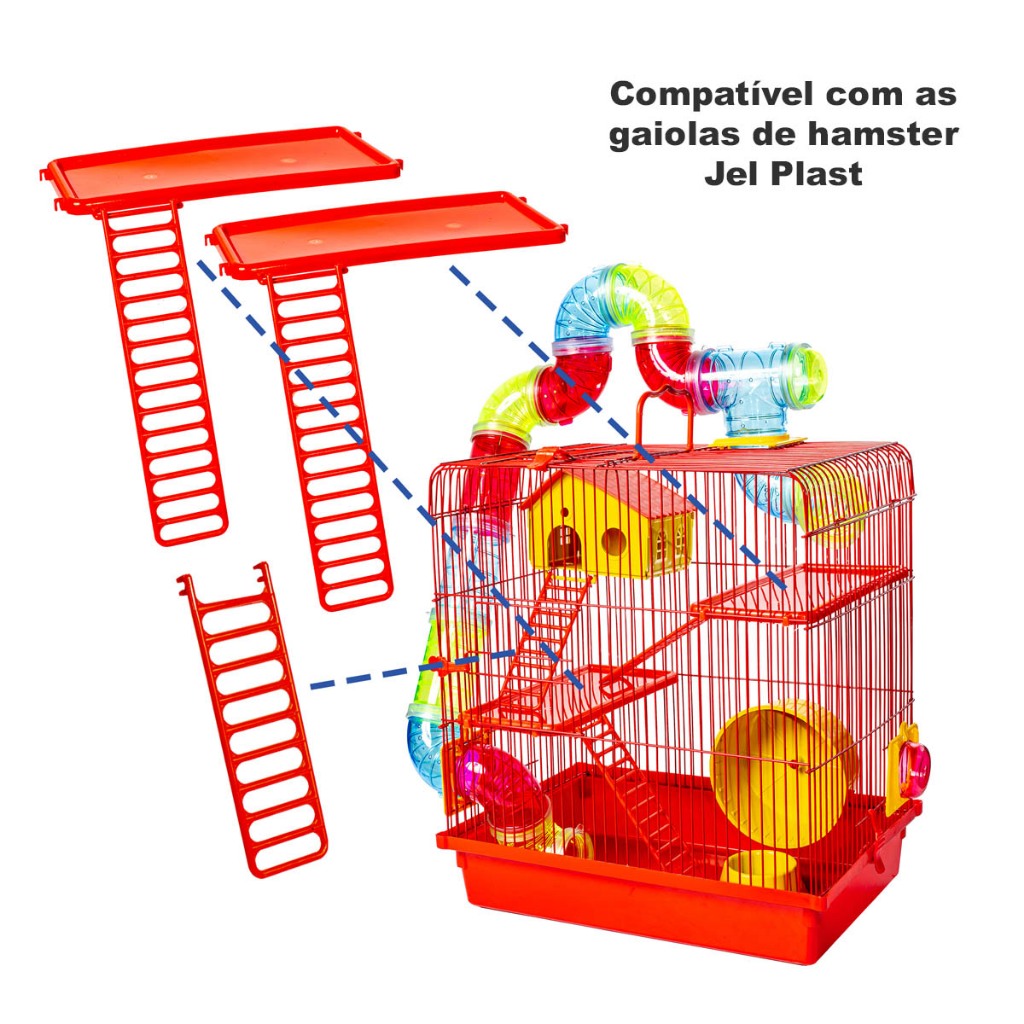 Caprioli Luxury Hamster Cage – Detail of the Maze Tubes and Large House – Premium Pet Product Caprioli Shop