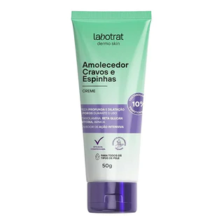 Amolecedor de Cravos e Espinhas Rosto e Corpo Labotrat 50g