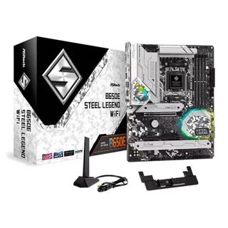 Placa Mãe ASRock B650E Steel Legend WiFi, Chipset B650, AMD AM5, ATX, DDR5