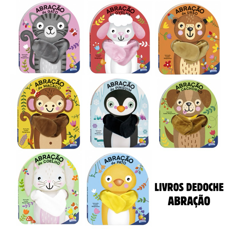 Livros Infantil Cartonados Dedoches - Abração