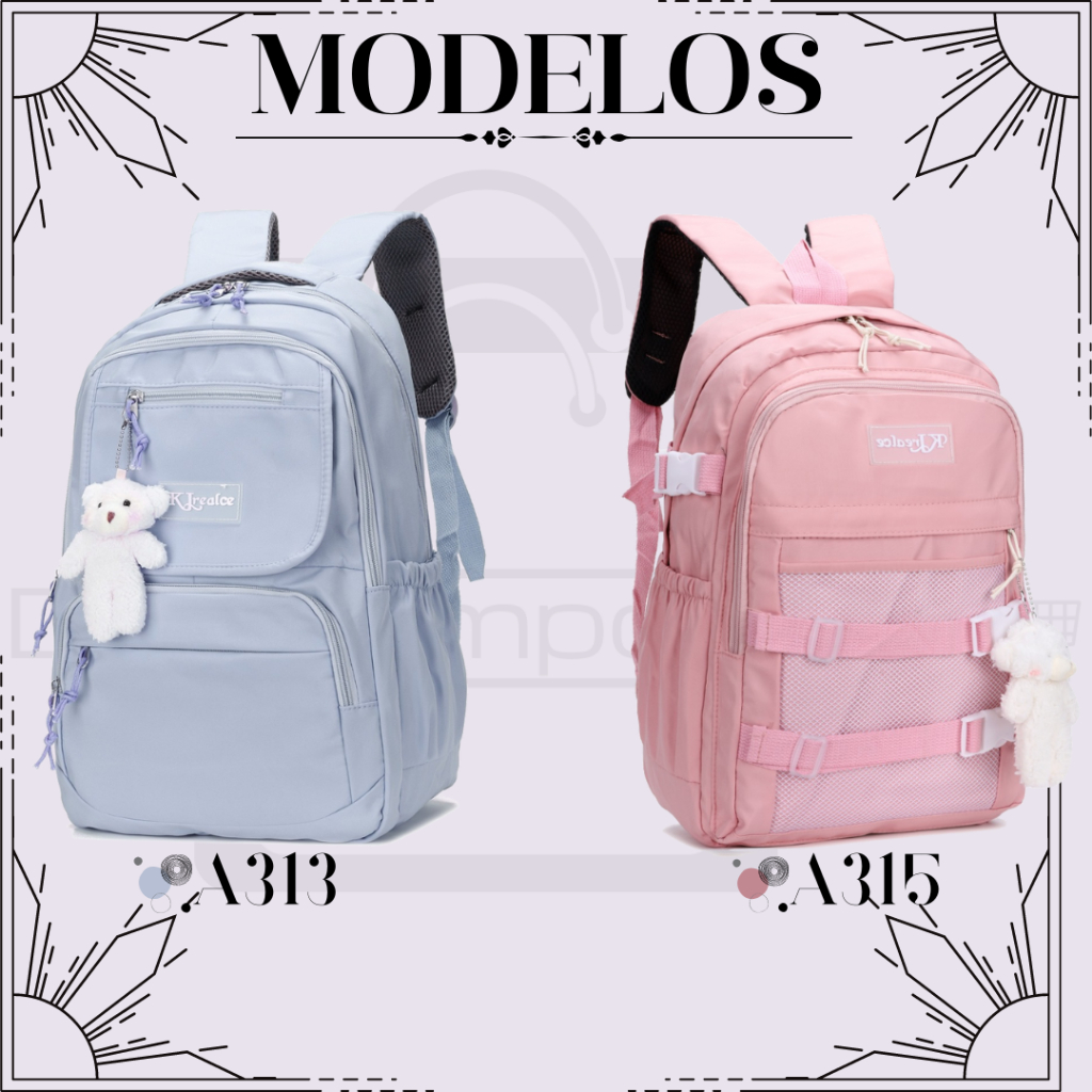 Mochila Feminina Moda Chinesa/Coreana Bolso Frontal com Alça De Mão ...