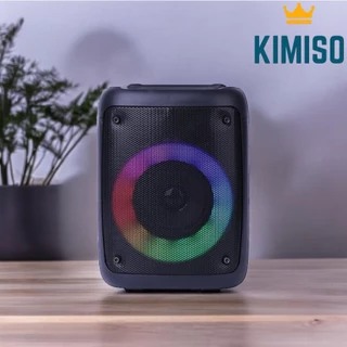 Caixa de Som Bluetooth Amplificada 10W Potente Extra Bass com Luz LED RGB Rádio FM e Suporte de Celular
