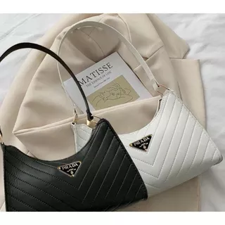 Kit 2 bolsas Feminina de Ombro Baguete Linda Promoçao