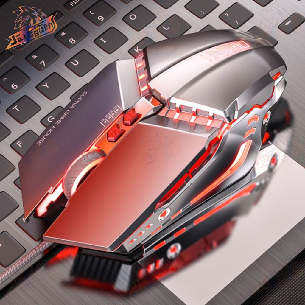 Mouse Gamer Usb 3200dpi Led Rgb Com Fio