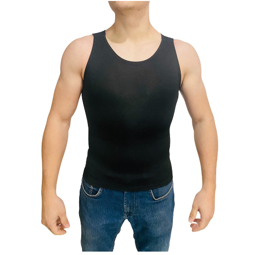 Cinta Modeladora Masculina Compressão Reduz Medida Regata