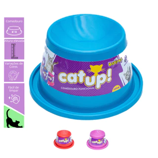 Comedouro alto ergonomico para gatos sistema anti formigas- ENVIO IMEDIATO