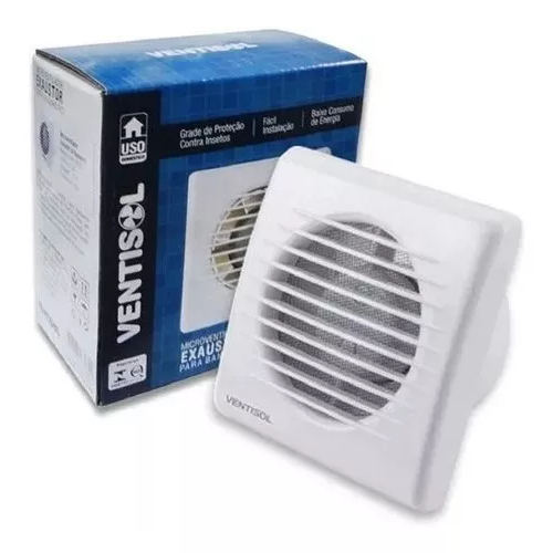 Exaustor De Banheiro Ventilador Ventisol 100mm Bivolt