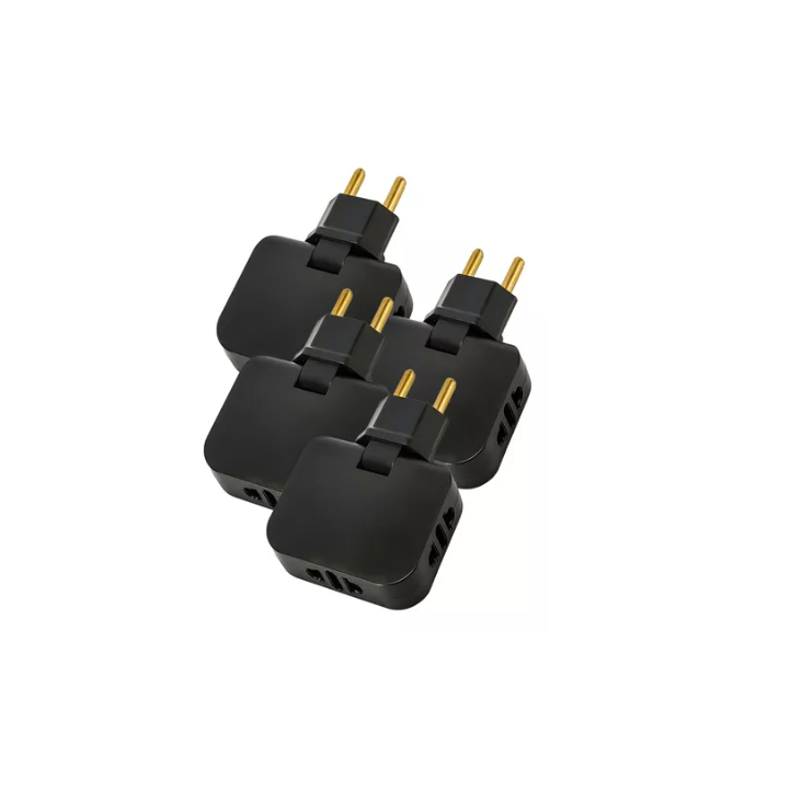 Kit 4 Adaptador Tomada Benjamin Dobrável 3 Saídas 10a
