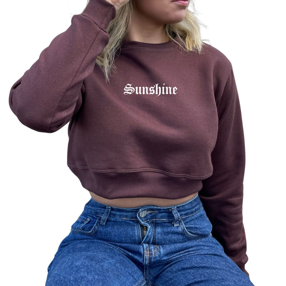 Shopee Moletom Feminino Sem Capuz Casaco Moletom Feminino Blusa