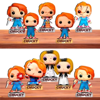 Totem Mdf 12 Cm Chucky O Boneco Assassino Decoração GEEK Colecionável Filme Terror Pop