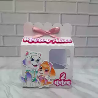 Caixas para Nutella 140g - Patrulha Canina menina Aquarela
