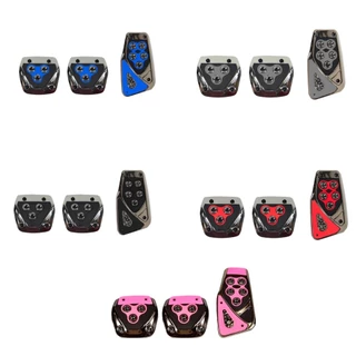 Pedaleiras Esportivas Automotiva Carro Tuning Kit 3 Peças em Oferta na Shopee