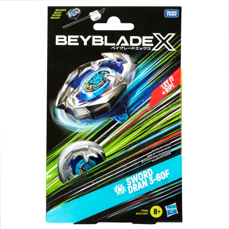 Beyblade Xtreme Sword Dran 3-60f com Lançador - Hasbro F9580