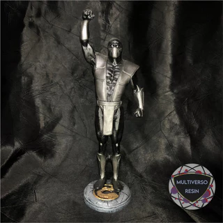 Estátua/Escultura Noob Saboit Mortal Kombat 3D Mod. 1 Resina (Braço para cima)
