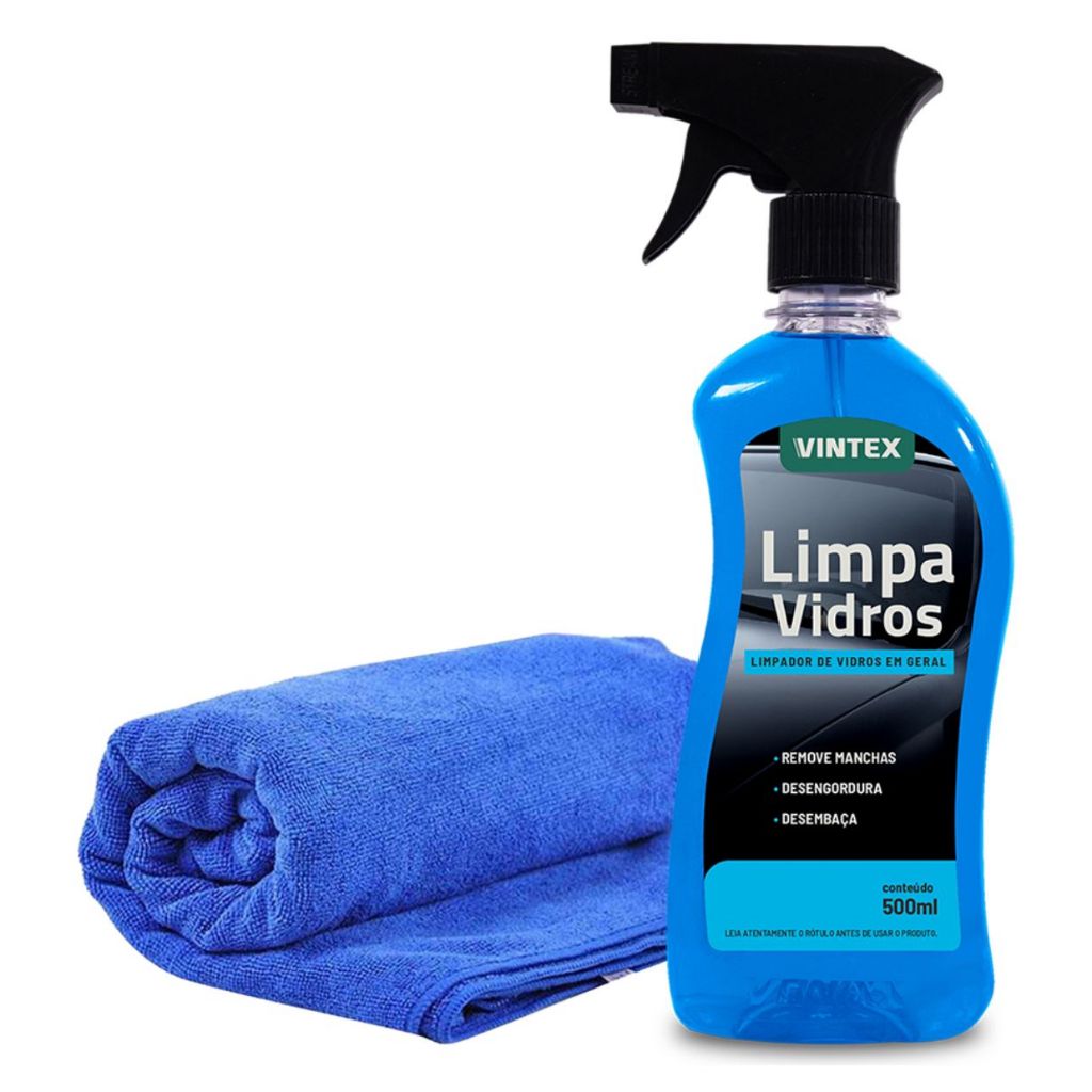 Limpa vidro vonixx 500ml com a tolha de microfiba | Shopee Brasil