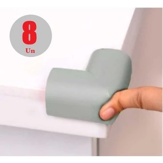 Kit 8 Protetores Grandes De Segurança Para Quina Espuma Para Crianças e Bebês - Envio Já!