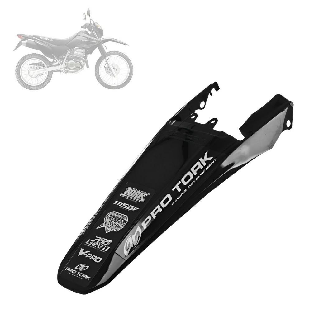 Paralama Para Lama Rabeta Traseira Xr 250 Tornado Preto Várias Cores Pro Tork