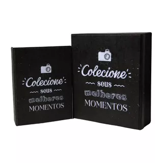 Álbum + Estojo aba Magnética 10X15 para 500 Fotos – Viagens e Memórias Premium em Oferta na Shopee