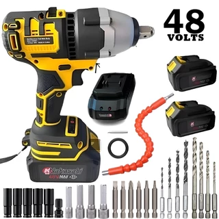 Chave De Impacto Bateria 48v Brushless Profissional Nakasaki