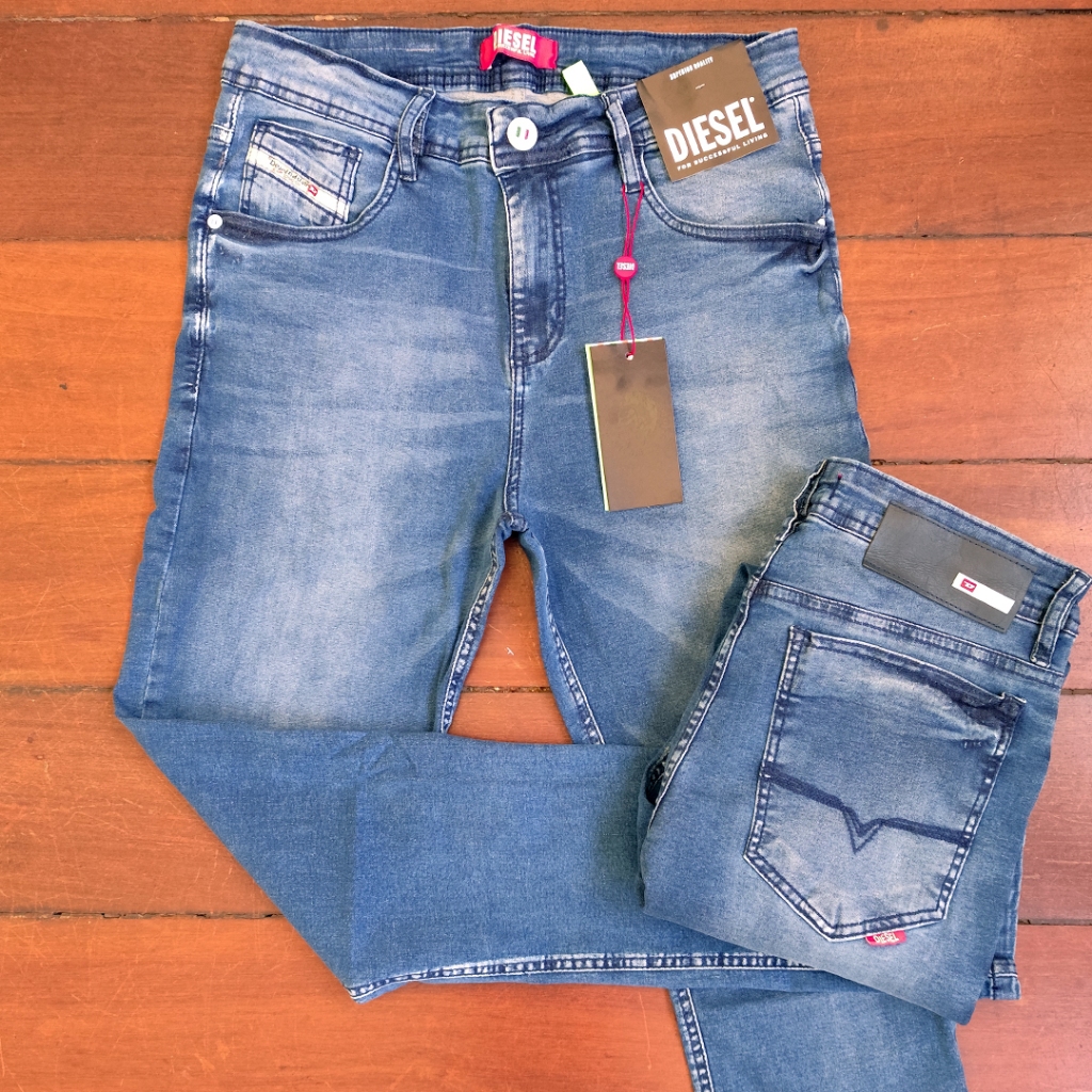 Calça Jeans Masculina Diesel Skinny Com Elastano REF0299-2