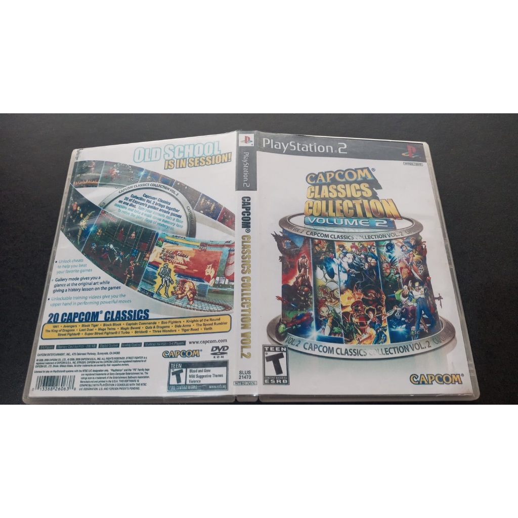 Capcom Classics Collection Vol. 2 PS2 Original | Shopee Brasil