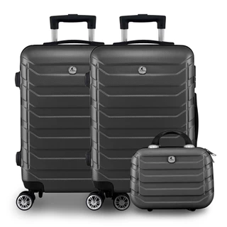 Kit Malas Bordo Viagem Avião Bagagem de Mão ANAC Regulamentada Rodinhas 360