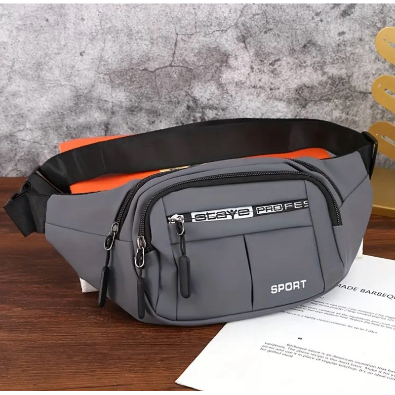 Bolsa Pochete Masculina Esportiva Casual Transversal de Ombro Motoboy ...