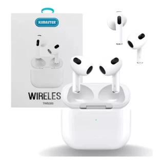 KIMASTER TWS300 Fone de Ouvido Bluetooth 5.3 Stereo carregamento por indução
