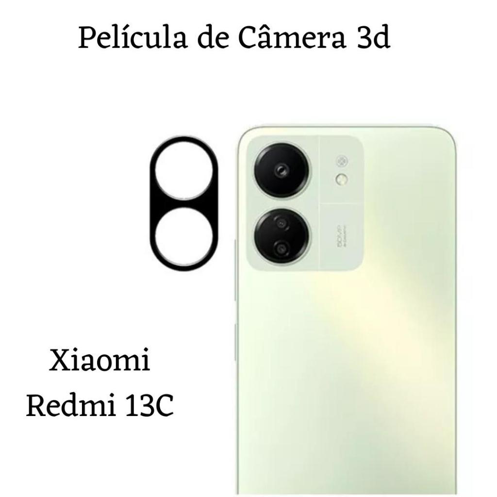 Pelicula de Câmera 3D para Xiaomi Redmi 13C anti-impacto