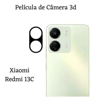 Pelicula de Câmera 3D para Xiaomi Redmi 13C anti-impacto