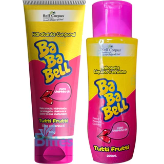 KIT HIDRATANTE BABABELL TUTTI E SABONETE BABABELL TUTTI BELL CORPUS COSMÉTICOS