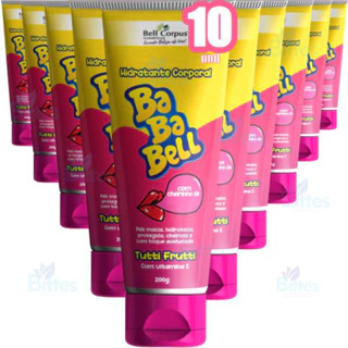 Kit 10 Hidratantes Bababell Bell Corpus Tutti Frutti