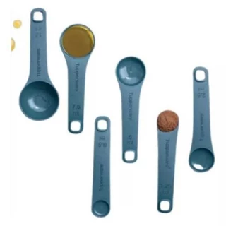Colheres Medidoras Geração II kit 6 peças Azul