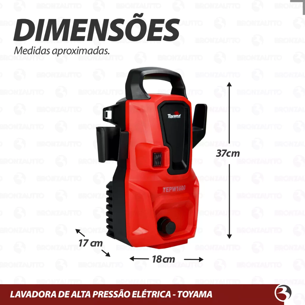 Lavadora De Alta Pressão Tepw1600 Toyama