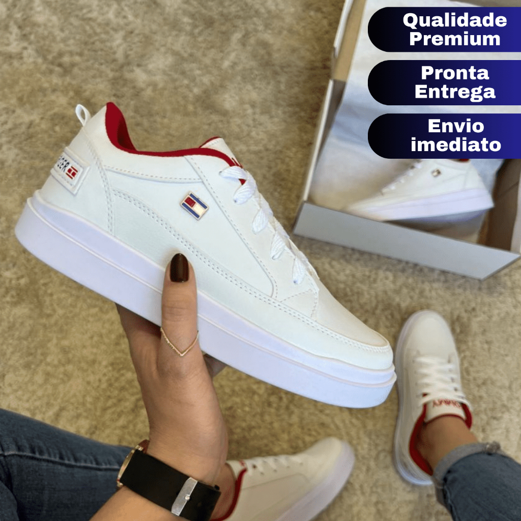 Tênis Feminino Casual Branco Tm Inverno Verão Masculino Unissex Tendência Super Confortável e Leve para Academia Caminhada