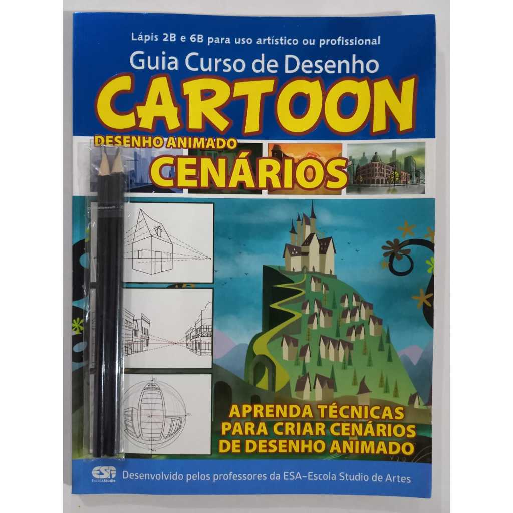 LIvros GUIA CURSO BÁSICO DE DESENHO Aprenda a Desenhar COLEÇÃO COMPLETA ...