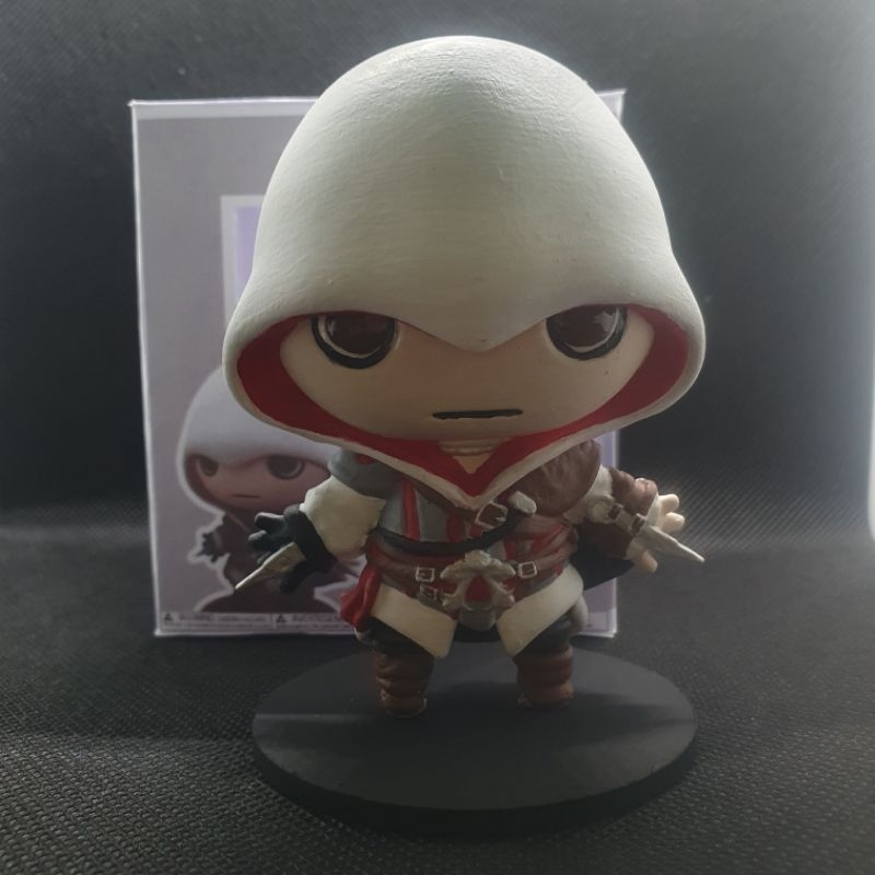 Miniatura Ezio Auditore Assassin's Creed 9cm - Impressão 3d